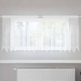 Cumpara ieftin Perdele cu perdele Alb 200 x 80 cm Poliester