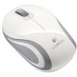 Mouse Wireless M187, USB, White, Logitech