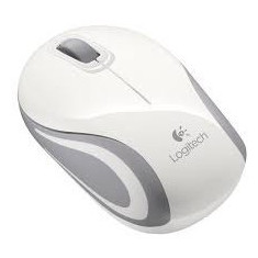 Mouse Wireless M187, USB, White