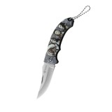 Cutit pliabil tip briceag Foxter, 16 cm, model A, otel inoxidabil, gri