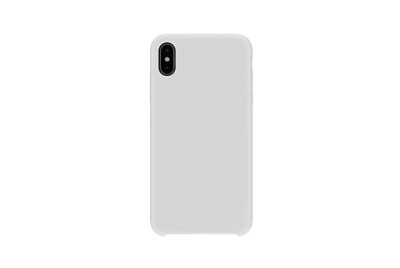 Husa Apple iPhone X, silicon slim antisoc Alb foto