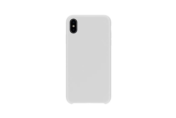 Husa Apple iPhone X, silicon slim antisoc Alb