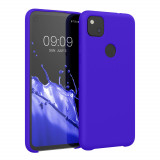 Husa pentru Google Pixel 4a, Silicon, Albastru, 52549.134, Carcasa, Kwmobile