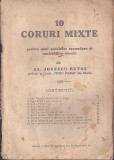 C8636N 10 coruri mixte pentru uzul școalelor secundare și societăților corele de Al Jonescu Butaș, profesor la Liceul Petru Maior din Gherla