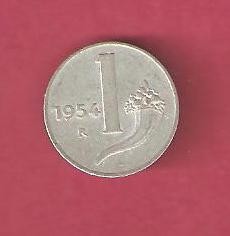 ITALIA 1 LIRA / 1954.