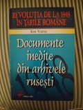 Ion Varta Revolutia de la 1848 in tarile romane. Documente inedite din arhivele rusesti, princeps, cu dedicatie si autograf