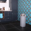 EKO Coș de gunoi cu &icirc;mpingere, gri mat, 40 L 440060