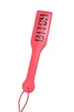 TOY212-3 Paleta fetish cu decupaj &quot;BITCH&quot; din piele ecologica
