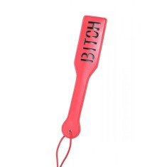 TOY212-3 Paleta fetish cu decupaj &quot;BITCH&quot; din piele ecologica