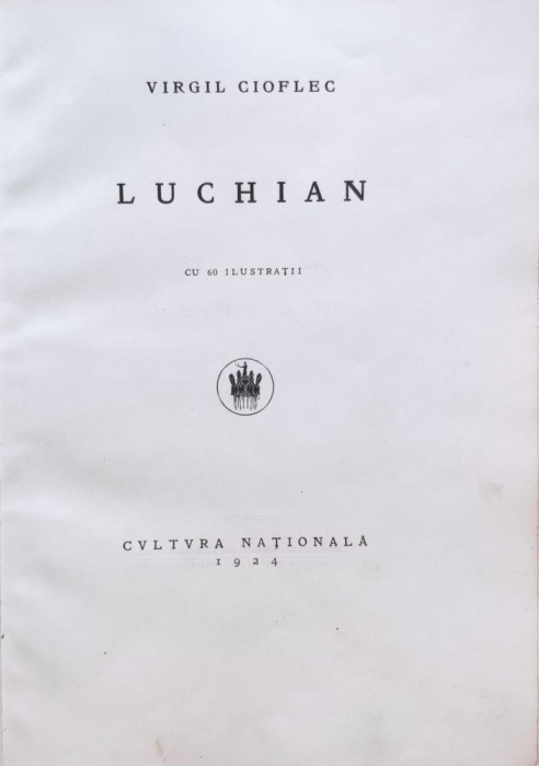 Luchian - Virgil Cioflec , E95
