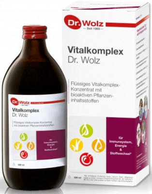 Supliment alimentar Vitalkomplex cu micronutrienti pentru sistemul imunitar Dr. Wolz 500ml foto