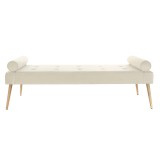 Cumpara ieftin Divan Home ESPRIT Crem Metal 184 x 76 x 62 cm