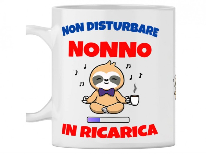 Cana cadou pentru ziua de nastere a bunicului, text in Italiana, ceramica, 350 ml - RESIGILAT