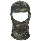 Cagula Bumbac, Subtire si Elastica Adult Balaclava &quot;1 gaura&quot; BW camo MFH 10902V