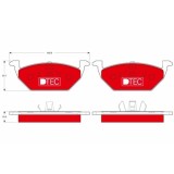 Set placute frana fata TRW Audi A1 (8X) A3 (8L) Seat Cordoba/Ibiza (6L) Ibiza IV 2008- Leon (1M) MII 2011- Toledo; Skoda Citigo Fabia 1999-2020 Octav