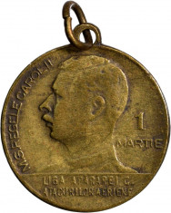 - Medalion - 1930, 1 Martie, Liga Apararii Contra Atacurilor Aeriene foto