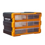 Cumpara ieftin Cutie organizator suruburi, cu 6 de locuri, ASR-6008, 262 x 157 x 267 mm