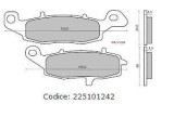 Placute frana (Sinter) Suzuki GSF 600 &#039;00-&#039;04 /GSX 600 &#039;98-&#039;05 Cod Produs: MX_NEW 225101242RM
