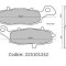Placute frana (Sinter) Suzuki GSF 600 &#039;00-&#039;04 /GSX 600 &#039;98-&#039;05 Cod Produs: MX_NEW 225101242RM