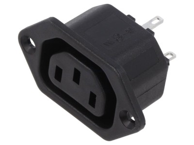 Conector Alimentare AC C13 6,3mm foto