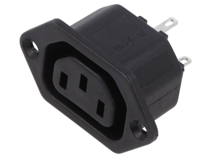 Conector Alimentare AC C13 6,3mm