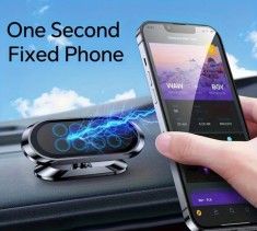 Suport telefon magnetic pentru auto cu 2 plăcute de metal foarte puternic suport telefon suport auto universal suport telefon universal
