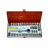 Set tubulare Gadget 40 piese 1/4 si 3/8, 4-16 mm, cu cutie metalica