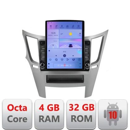 Navigatie Subaru Legacy 2010-2015 G-458 ecran tip TESLA 9.7&quot; cu Android Radio Bluetooth Internet GPS WIFI 4+32GB DSP 4 CarStore Technology