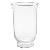 Vază Decorativă Belly, Sticlă Transparentă, 15x24.5cm, Formă Clopot, Oem
