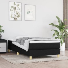 vidaXL Cadru de pat fără saltea țesătură neagră 80x200 cm 3120568