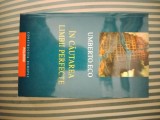Umberto Eco In cautarea limbii perfecte