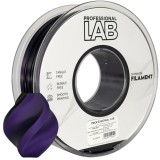Filament 3D PLA Silk Dual Color Black Purple 1kg 1.75mm Termoplastic Lucios Compatibil