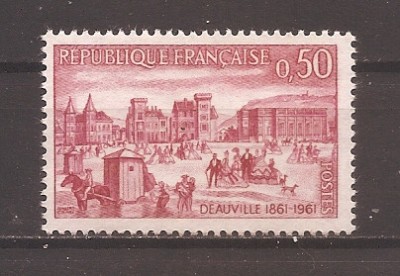 Franta 1961 - Centenarul Deauville, MNH foto