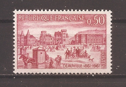 Franta 1961 - Centenarul Deauville, MNH