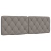 VidaXL Pernă pentru tăblie de pat, gri taupe, 160 cm, material textil 4019230