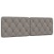 vidaXL Pernă pentru tăblie de pat, gri taupe, 160 cm, material textil 4019230