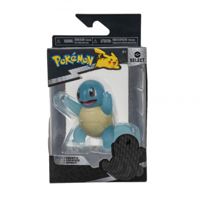 Figurina de actiune, Pokemon, 7.5cm, Squirtle Translucent foto