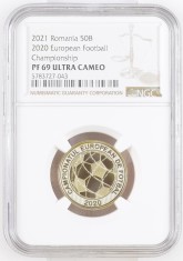 Romania - 50 Bani 2021 - Campionatul din 2020 - Proof - PF 69 - Ultra Cameo