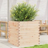 Cumpara ieftin Jardinieră de grădină, 70x70x68,5 cm, lemn masiv de pin