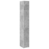 Dulap depozitare slim gri beton 30x42,5x225 cm lemn prelucrat