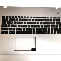Carcasa superioara cu tastatura palmrest Laptop, Asus, N76, N76V, N76VB, N76VJ, N76VM, N76VZ, N76Y, layout TA