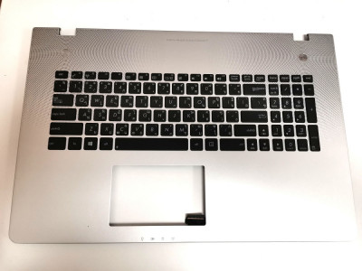Carcasa superioara cu tastatura palmrest Laptop, Asus, N76, N76V, N76VB, N76VJ, N76VM, N76VZ, N76Y, layout TA foto