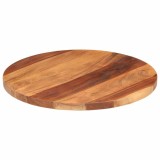 Cumpara ieftin Blat de masa rotund, 50 cm, 25-27 mm, lemn masiv acacia