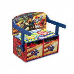 Mobilier 2 in 1 pentru depozitare jucarii Paw Patrol foto