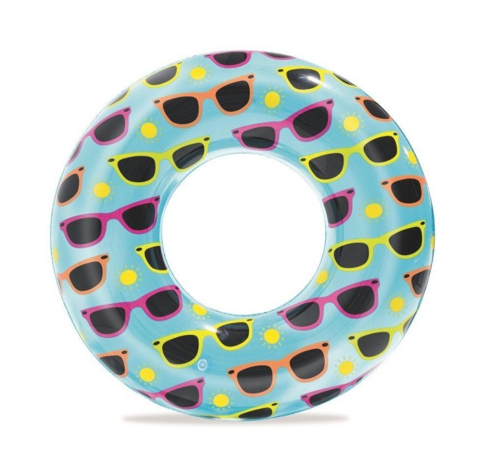 Colac gonflabil pentru inot copii, Bestway 36057, 76 cm, model cu ochelari