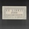 Ex libris Finn Salomonsen, 11x6 cm, litografie, Danemarca.