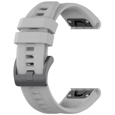 Curea pentru Garmin Fenix 5/5 Plus 6/6 Pro/7/Forerunner 935/945/955/Approach S60/S62 - Techsuit Watchband QuickFit 22mm (W060) - Gray foto