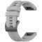Curea pentru Garmin Fenix 5/5 Plus 6/6 Pro/7/Forerunner 935/945/955/Approach S60/S62 - Techsuit Watchband QuickFit 22mm (W060) - Gray