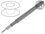 Cablu Microfon 1x24AWG Gri &Icirc;nchis Cu Cositorit