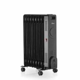 Calorifer electric cu 9 elementi, 2000W, termostat reglabil si telecomanda
